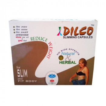Dilco Herbal Capsules And Tablet Kit 2 Months On Discount Full Course To Reduce Weight 10 Kg In 2 Months 